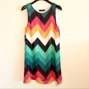 Chevron Shift Dress